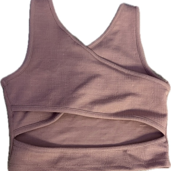 Roxy Pink Crop Top - Picture 2 of 4